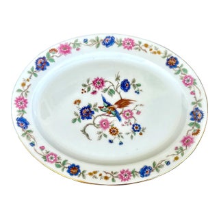 Antique Limoges Guerin Platter - Bird of Paradise For Sale