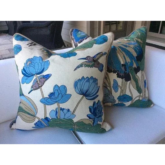 From inimitable design house, GP and J Baker, comes one of their most iconic prints made into pillows! “Nympheus” is a...
