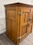 Antique Large Size American Oak and Metal Ice Box Chest Cabinet For Sale - Image 4 of 15