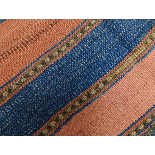 1920s Antique Hand Woven Persian Kilim Rug 3'8"x 3'4" For Sale - Image 10 of 13