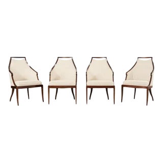 Set of Four Jacques Garcia for Baker Malmaison Dining Chairs For Sale