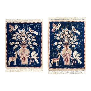 Vintage Pictorial Nain Rugs - a Pair For Sale