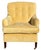 2000 - 2009 George Smith Beige Velvet Upholstered Roll Arm Club Chair W Rubelli Back & Pillow - 1 of 2 For Sale - Image 5 of 7