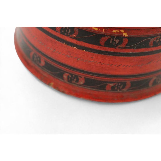 Wooden Lacquerware Spice Box, 1950s For Sale - Image 9 of 11