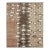 2010s Rug & Kilim’s Mid-Century Modern Style Rug in Brown and Silver Geometric Pattern For Sale