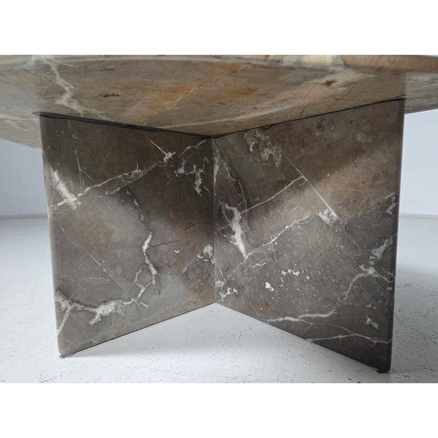 Stone Italian Sculptural Breccia Marble Coffee Tables, 1970s, Set of 2 For Sale - Image 7 of 9