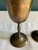 Mid-Century Modern Vintage Sarna Brass Goblets- Set of 2 For Sale - Image 3 of 7