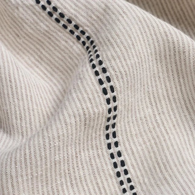 Schumacher Schumacher Clyde Sheer Fabric In Driftwood For Sale - Image 4 of 4