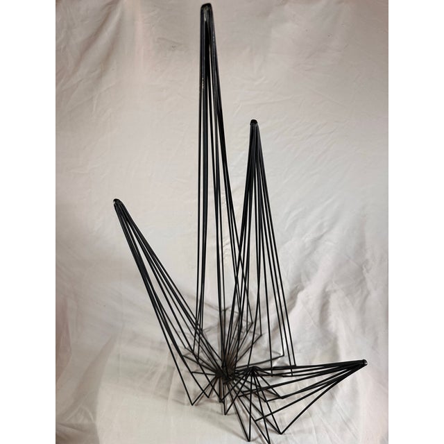 Stunning and very rare wire mountain sculpture