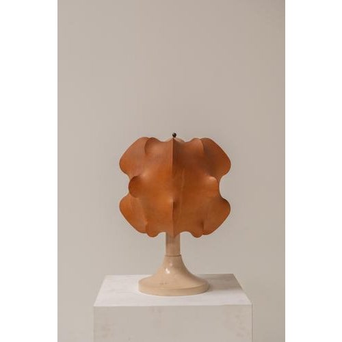 Plastic Mid-Century Modern Cocoon Table Lamp with Resin Shade, Italy, 1970s For Sale - Image 7 of 8