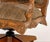 Wood Louis XV Style Leopard Print Walnut Swivel Chair For Sale - Image 7 of 9