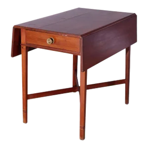 Antique English Mahogany Pembroke Drop Leaf Table