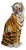 Large Italian Hollywood Regency Ceramic Tiger, 1970s For Sale