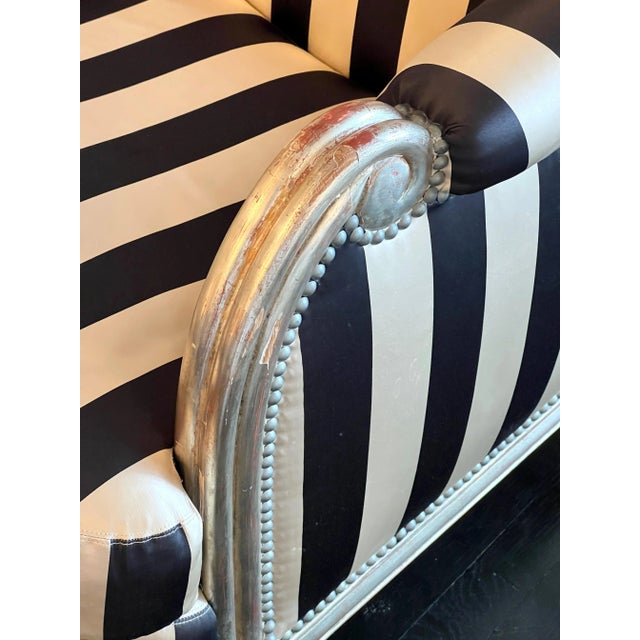 2000s Jf Chen Art Deco Bergere, From a Mario Buatta Commission Chairish