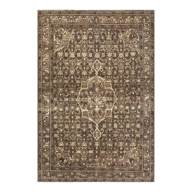 Antique Malayer Scatter Rug | Neriah For Sale