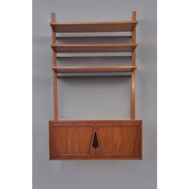 Teak Wall Storage Cabinet by Kjell Riise, 1960s For Sale - Image 10 of 10