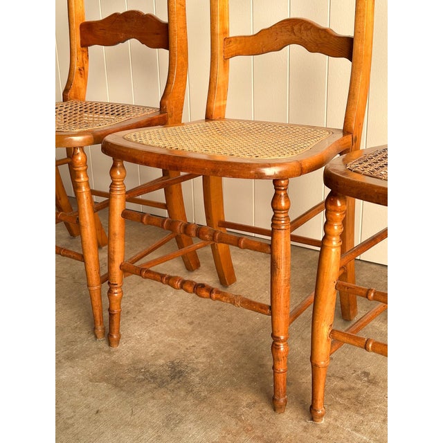 Antique French Country Dining Chairs, Set of 4 For Sale - Image 10 of 12