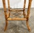 Antique Hand Painted Chinoiserie Style Scorched Bamboo Table For Sale - Image 10 of 13