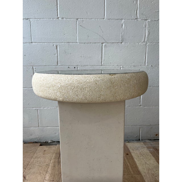 1980s Postmodern Mactan Stone and Marble Tables, Set of 3 For Sale - Image 11 of 12