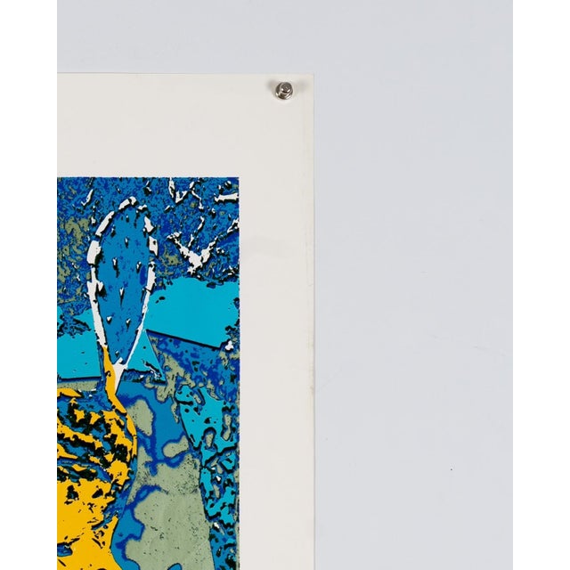 Air France Israel Travel Poster by Raymond Pagès, 1971 For Sale - Image 6 of 10