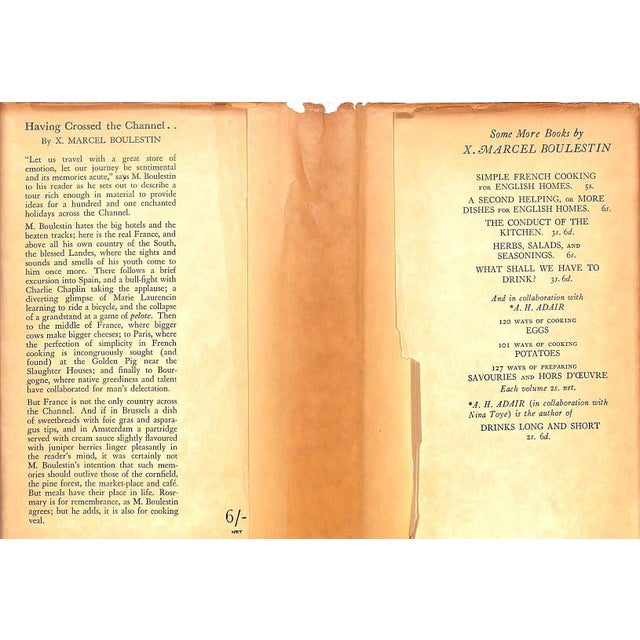 "Having Crossed the Channel..." 1934 Boulestin, X. Marcel For Sale In New York - Image 6 of 12