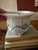 Japanese Vintage Blue and White Cherry Blossom Planter on Three Feet For Sale - Image 3 of 7
