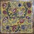 27” Uzbekistan Suzani Floral & Paisley Embroidered Silk Textile With Cotton Ikat Reverse For Sale - Image 11 of 12