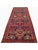 Exact Size: 3'9" x 12'4" Color: Multi Age: Old Materials: Wool Construction: Hand Knotted