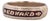 Antique Name Cigar Band Style Ring 10k Yellow Gold Enamel Size 8.75 Edward For Sale