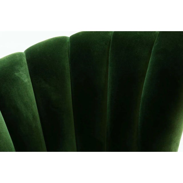 Hollywood Regency Hollywood Regency Scalloped Asymmetrical Lounge Chairs - A Pair For Sale - Image 3 of 9