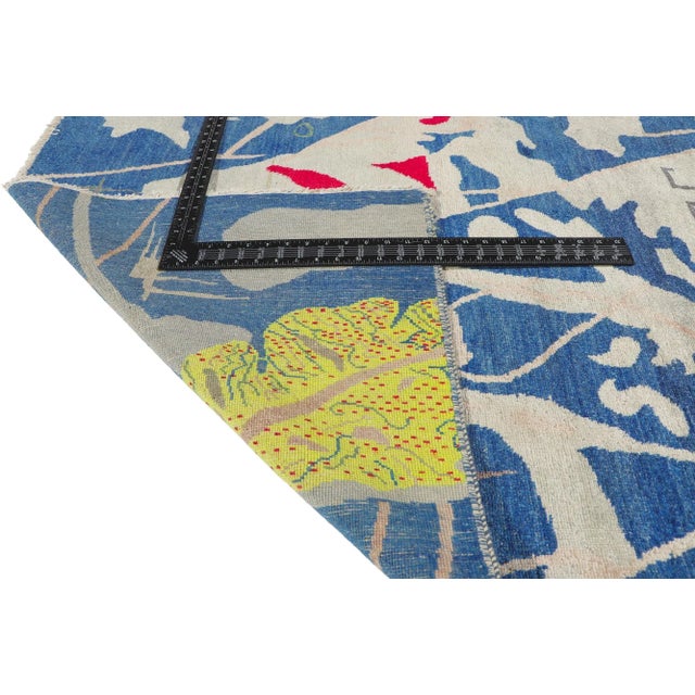 Early 21st Century Joan Miro Inspired Vintage Style Rug, 06'03 X 09'05 For Sale - Image 5 of 9