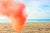"Super Natural Peach Puff Two" Contemporary Archival Photograph Watercolor Print by Cheryl Maeder For Sale