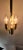 French 1990s Vintage Brass & Crystal Bell-Jar Chandelier Pendant Foyer Light For Sale - Image 3 of 12