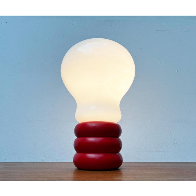 Mid-Century German Space Age Model Giant Bulb Floor or Table Lamp by Ingo Maurer for M Design, 1960s For Sale - Image 9 of 18