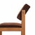 Pair of French Brutalist Oak Side Chairs With Adjustable Tilting Backs, C 1960 For Sale - Image 4 of 5