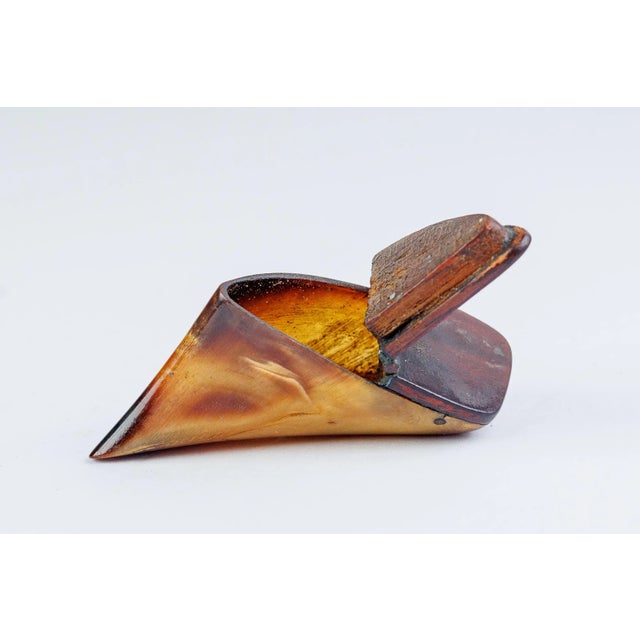English Antique Horn Snuff Box For Sale In New York - Image 6 of 7