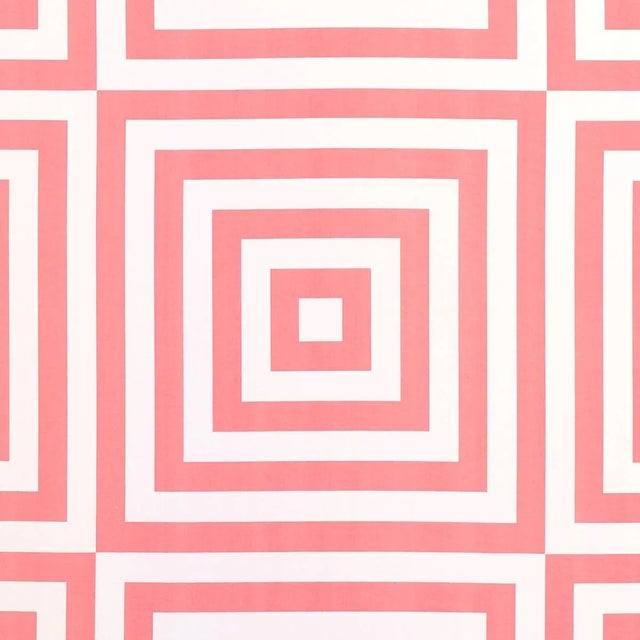 Not Yet Made - Made To Order Sample - Schumacher Roxbury Indoor/Outdoor Fabric in Coral For Sale - Image 5 of 5