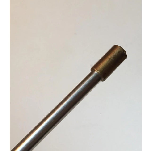 Floating Teak, Brass & Steel Coat Hanger from Torben Ørskov, 1960s For Sale - Image 6 of 7