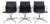 EA 108 Chair in Black Leather by Charles & Ray Eames for Vitra For Sale