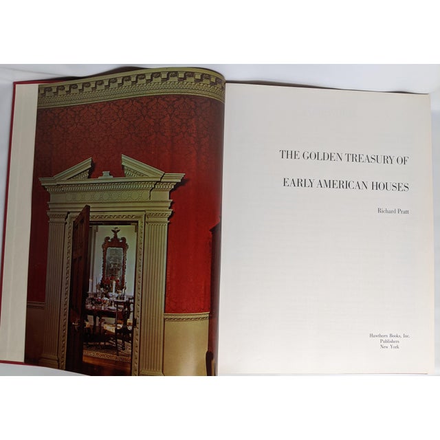 4 Vintage Early American Houses & Antiques Books – Red Blue Cream Library For Sale - Image 16 of 16