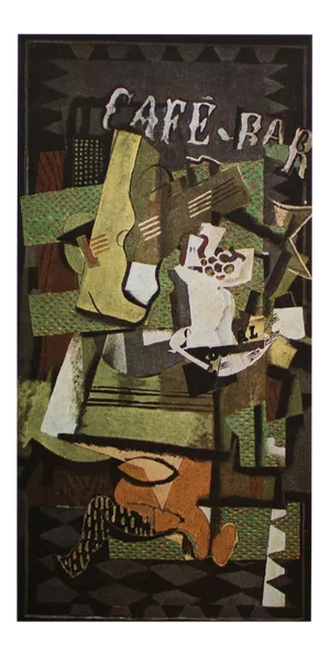 1940s After Georges Braque "Le Cafe-Bar", First Edition Period Swiss Lithograph