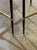Metal Pair of French Directoire’ Style Steel and Onyx Side Tables For Sale - Image 7 of 7