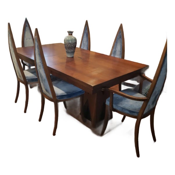 This 7-piece dining room set is a rare gem from the early 1960s, lovingly cared for by the same family since 1960 and...