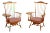 Heywood Wakefield Pair of Maple Windsor Writing Chairs For Sale