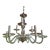 Vintage Mid Century Modern Murano Style Nos Chandelier For Sale