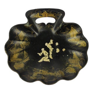 Paper Maché or Pressed Cardboard Tray For Sale