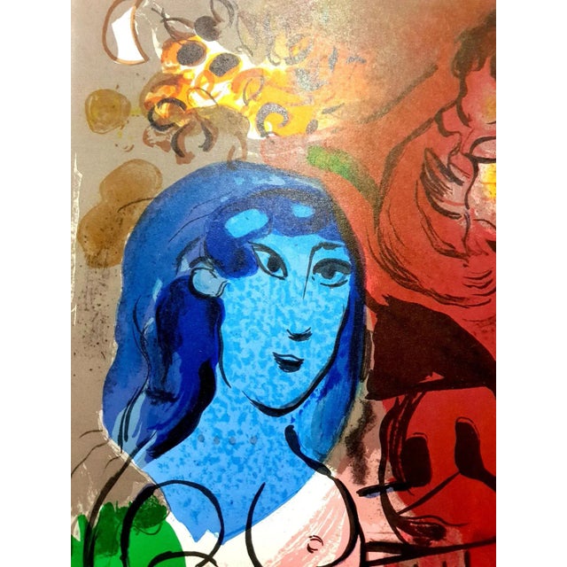 Early 21st Century Marc Chagall - Homage to Marc Chagall - Original Lithograph 1969 For Sale - Image 5 of 7
