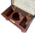 Chestnut Antique Early 19th Century William IV Regency English Mahogany Tea Sarcophagus Caddy For Sale - Image 8 of 9
