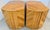 Gabriella Crespi Style Geometric Pair of Pencil Reed Nightstands From 70's For Sale - Image 9 of 15