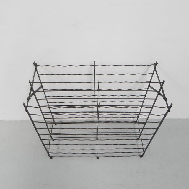 Industrial Vintage Rigidex Bottle Rack, 1950s For Sale - Image 3 of 18